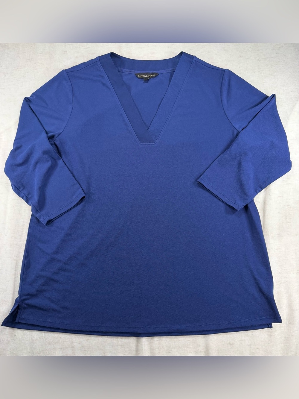 Banana Republic Royal Blue V-Neck Top
